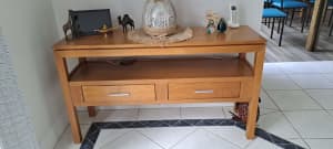 Solid TV / hall table 1250 x 390 x 700