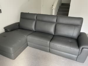 Nick Scali Leather Sofa