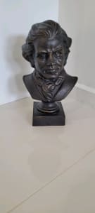 Small Cast Iron Beethoven Statue