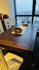 Solid large dining table. Wood