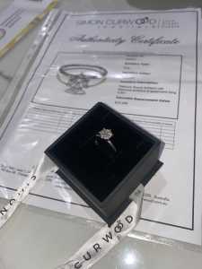 Platinum 2.0ct diamond engagement ring (brand new worth $15,499!)