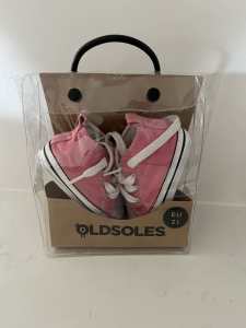 Pink Converse Style Kid Size 21/4.5 (RRP $55)