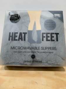 Microwavable Slippers, 26Wx25H, Grey, BNIB, pickup Sth Guildford