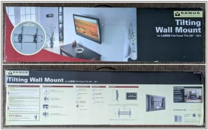 TV flat panel tilting wall mount