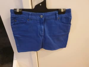 KOOKAI royal blue denim mini skirt 