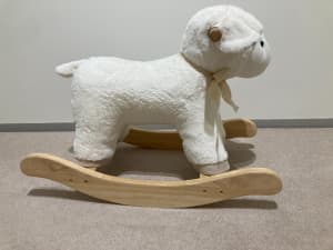 Pottery barn discount kids lamb rocker