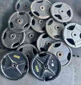 Standard size weight plates - $2 a kilo