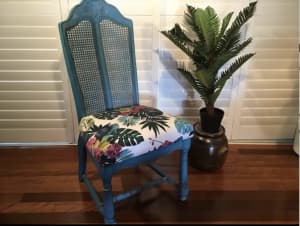 Chair Coastal Timber with Rattan XL Occasional Chair