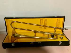 Trombone with Hardshell Case - Selling As Is See Photos