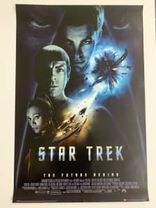 STAR TREK The Future Begins Original Movie Poster 90x60cm. Perfect NEW