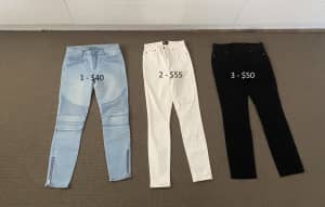 Various Pants - prices between $34-$55. More info in description