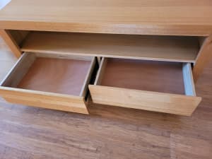 Oz Design magenta coffee table in Australian timber