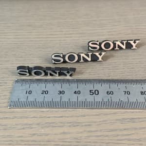 3 x SONY Logo emblems
