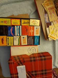 Matchboxes and Labels Large and small. Australian and Overseas.PENDING