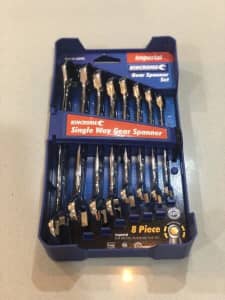 Kincrome 8pc IMPERIAL Single Way Gear Spanner Set