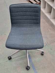 Office chairs - dark green - 4 available 