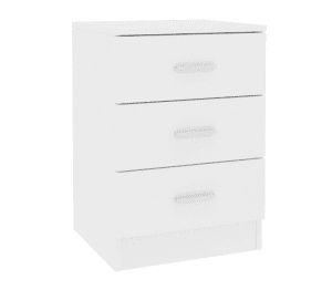 vidaXL Bedside Cabinet White Engineered Wood- SKU:800450 Free Delivery