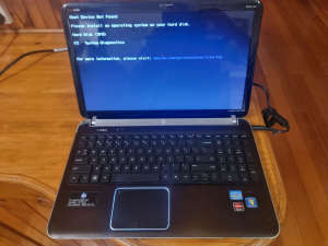 HP Pavilion DV6 Laptop, working, needs HDD.