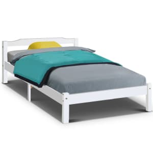 King Single Wooden Bed Frame - Mattress Base