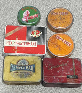 Old Tabacco & Grippo Tins