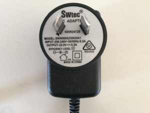 As New Swtec AC Adapter 25V 0.2A