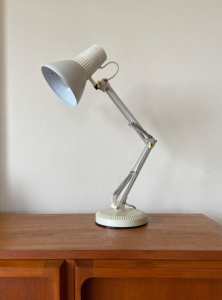 Vintage Mid Century Desk Lamp, Retro Industrial Lighting by SUPERLUX