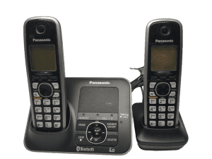 Panasonic Dect 6.0 Kx-Tg7621az Black Phone