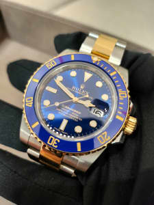Selling Rolex Submariner Bluesy Ref 116613LB (Watch Only)