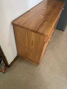 Pinewood Sideboard Cabinet.