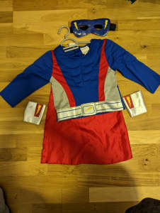The flash, superhero costume. Age 3-6