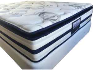 Brand new king single latex pillow top mattress and ensemble base