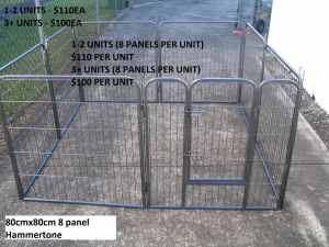 BRAND NEW Pet Dog PlayPen Run-80cmHx80cmWx8 PANEL-HAMMERTONE-FROM $100