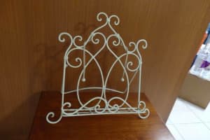 Wrought Iron Book Display Stand