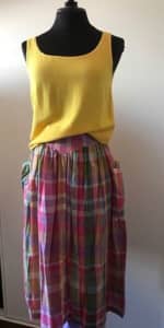 VINTAGE COTTON SKIRT AND TOP