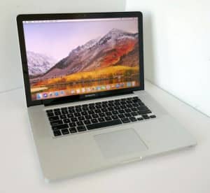 Apple MacBook Pro Late 2011 15" I7 2.2GHZ 8GB 500GB High Sierra