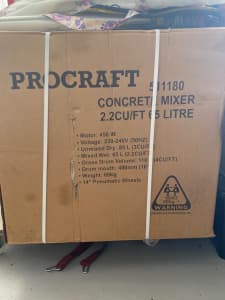 Concrete mixer procraft 