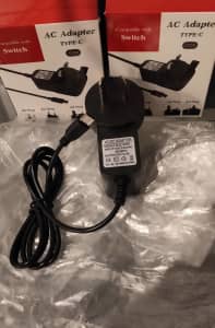 Power AC adapter USB C for Nintendo Switch