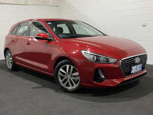 2019 Hyundai i30 PD2 MY19 Active Fiery Red 6 Speed Sports Automatic Hatchback