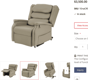 Chair - Configura Lift - over $3000 new