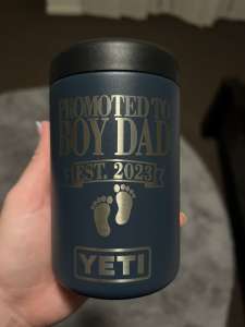 Engraved YETI can colster
