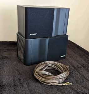 🔊 BOSE FREESTYLE SPEAKER SYSTEM PAIR with Speaker Cable 🔊
