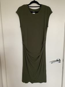 Bae the Label maternity dress olive green