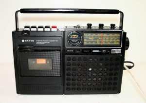 SANYO M2430 3 Band Radio Cassette Recorder Boombox (Made in Japan)
