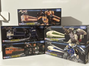 Transformer Trainbot Masterpiece Series: MPG-01 to 05 (5 trainbots)
