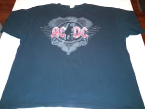 Authentic ACDC BLACK ICE TOUR 2009/10 TSHIRT Size XXL Rock VGC Rare