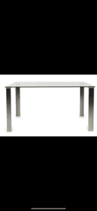 8 Seater Glass Dinning Table (Nick Scali)