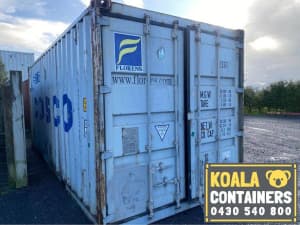 20ft Cargo Worthy Shipping Containers - Brisbane