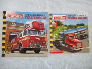 Truck Books by Tonka - 2 educational and fun paperback books. 