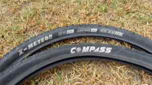 Compass X-Meteor 26 x 1.95 mountain bike tyres, great condition