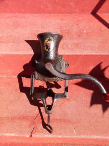 vintage coffee grinder 